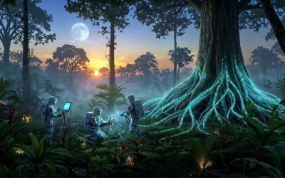 Rede de micélios: fungos como sistemas computacionais