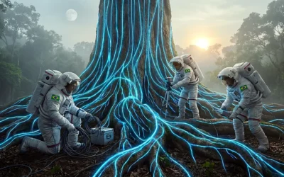 Rede de micélios: comunicação química entre plantas